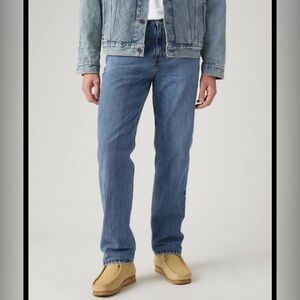 Levi's 550 Relaxed Fit Men's Straight Blue Jeans 18 Slim 27W x 29L